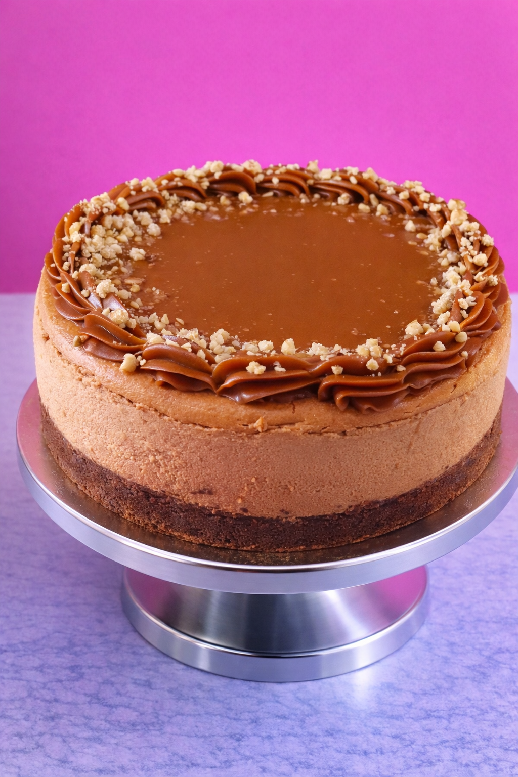cheesecake de dulce de leche