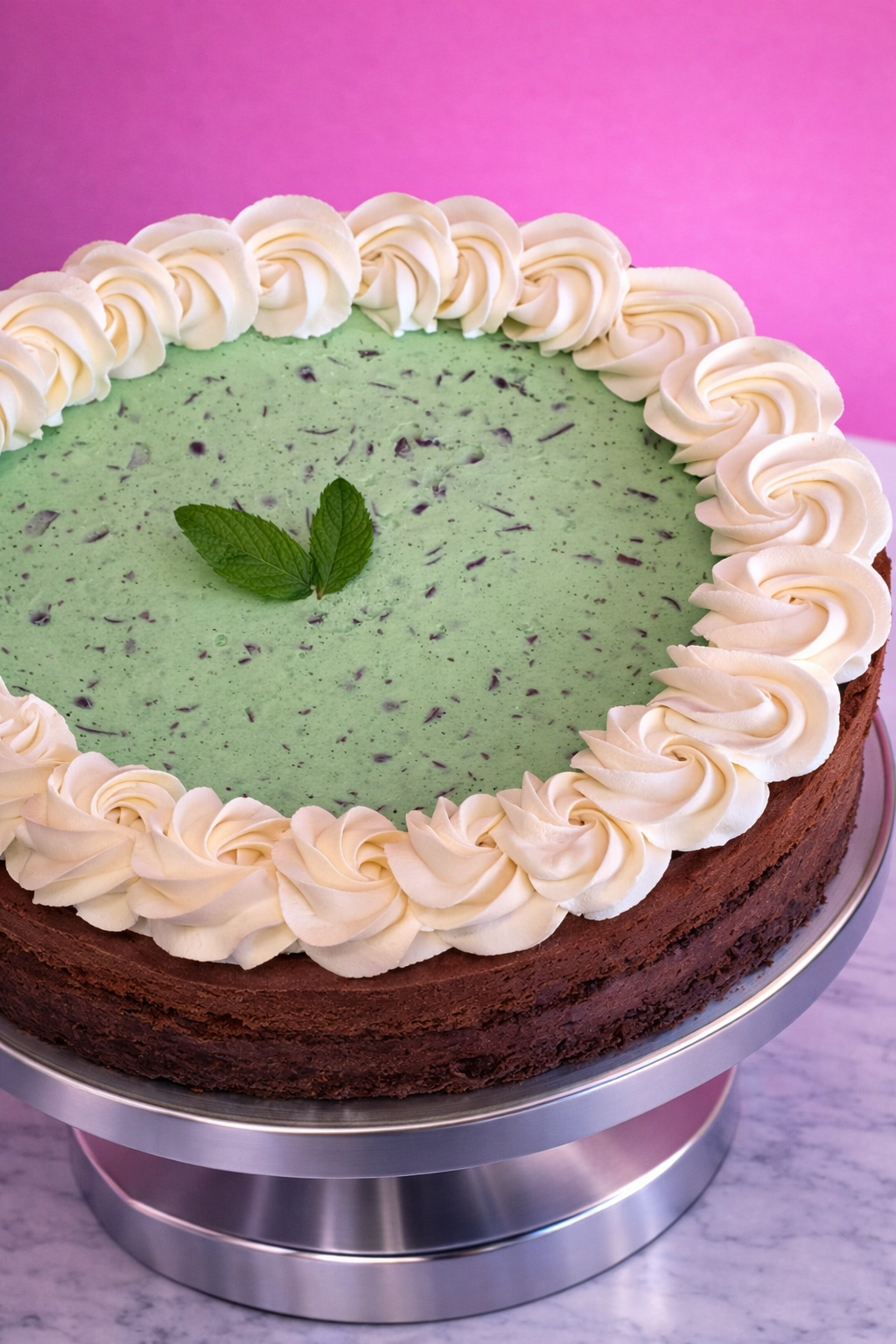 Tarta de Menta Granizada